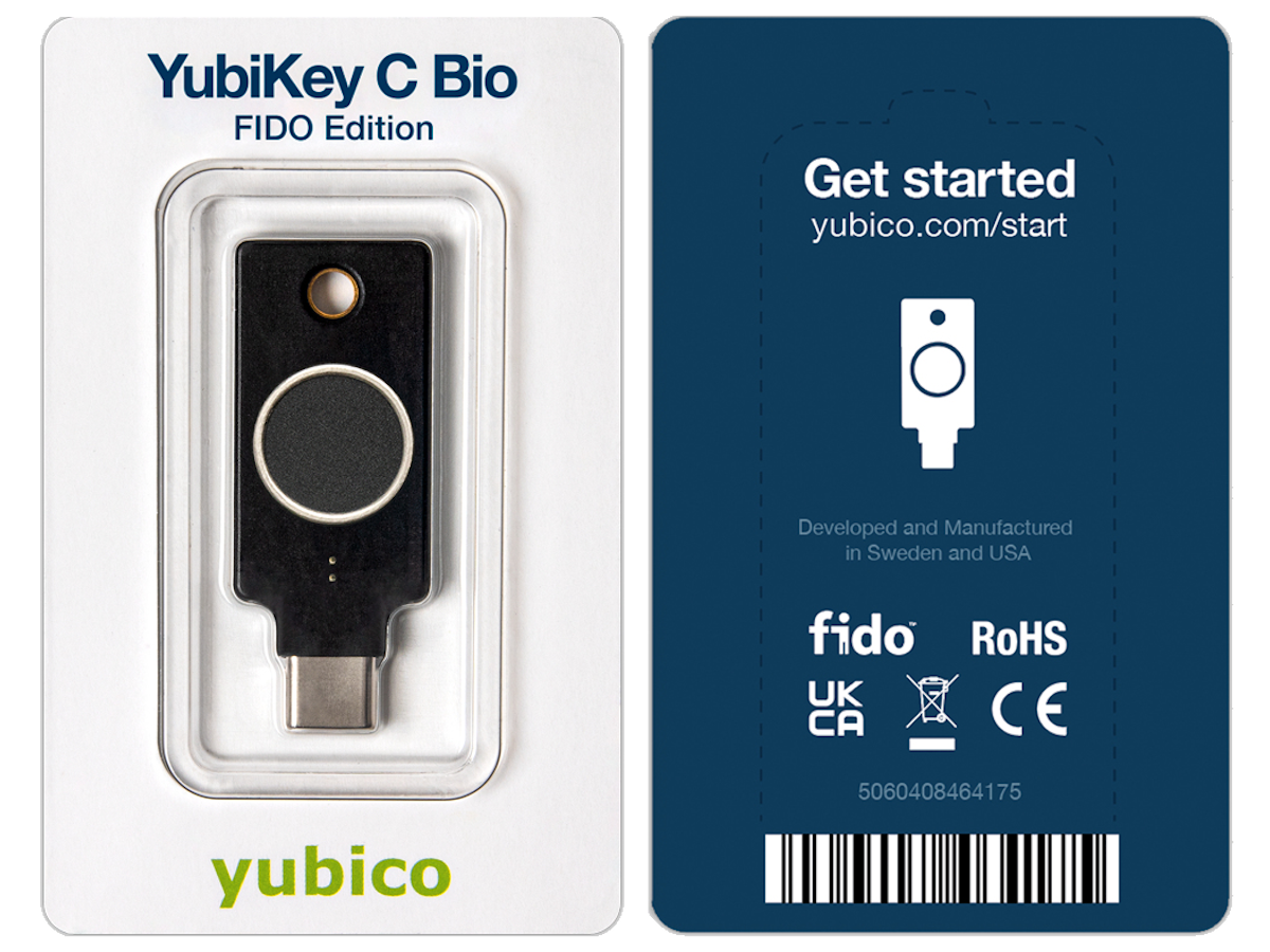 Kontron Business eShop. Security key Yubikey C BIO - Fido Edition